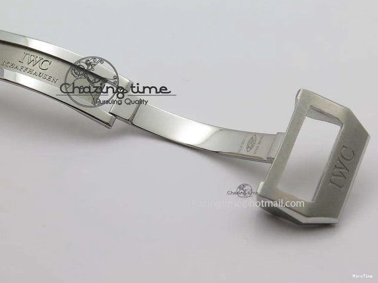 MIROTIME 0120 Portuguese Real PR IW500126 ZF 1:1 Best Edition Grey Red Dial On Black Leather Strap A52010 V Resilient 7333